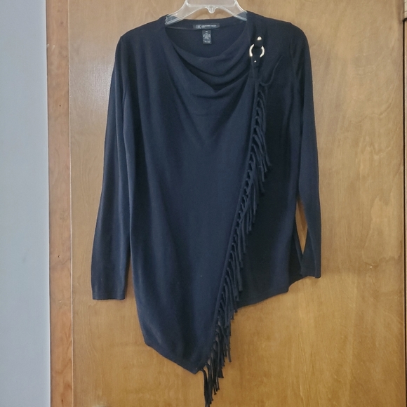 INC Petite Asymmetrical Wrap Cardigan Sweater - Picture 1 of 6